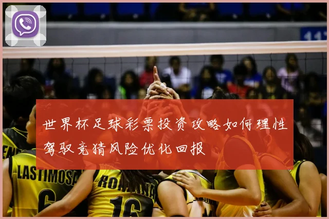 世界杯足球彩票投资攻略如何理性驾驭竞猜风险优化回报